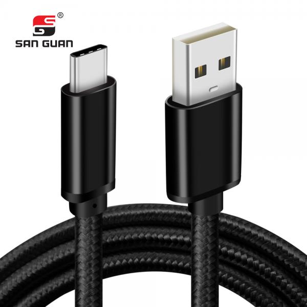 Picture of USB2.0 Type-C cable Nylon（black）